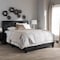 Baxton Studio Brookfield Modern Charcoal Grey King Size Bed 134-7400 - alternate 6